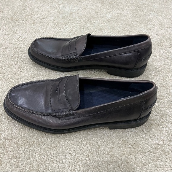 Cole Haan Pinch Penny Loafer  Weekender Mens Leather Shoes Grey Size 13 M C21971 main image 10